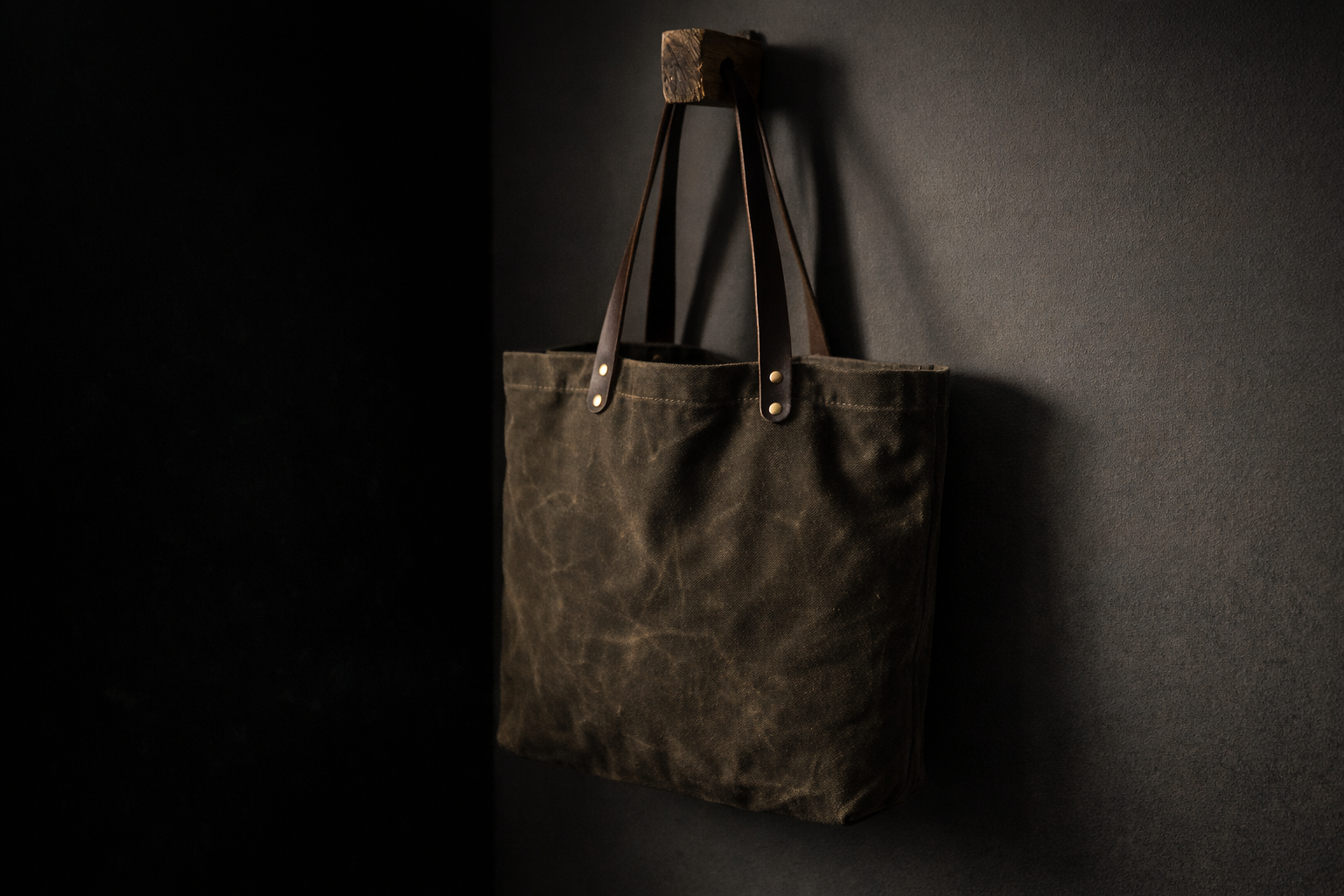 Waxed Canvas Tote